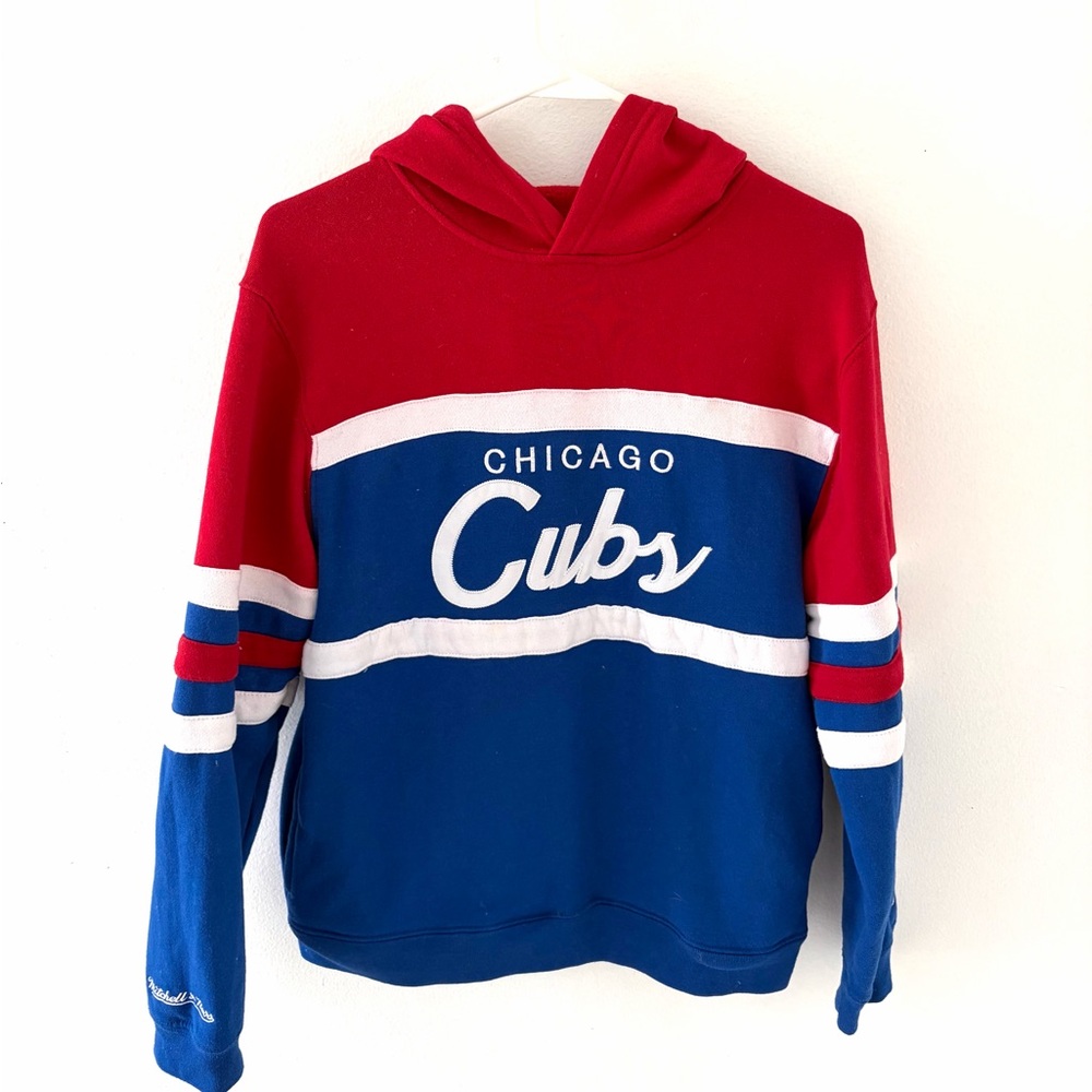 Mitchell & Ness Cooperstown Collection Chicago Cubs Hoodie, Size: Youth Large